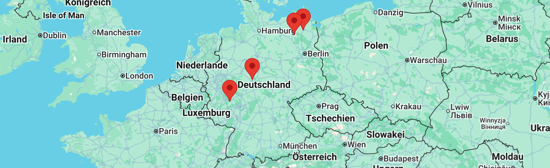 Hybrida Fishing Map Geschäftskunden